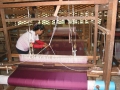 puok silk farm weaving
